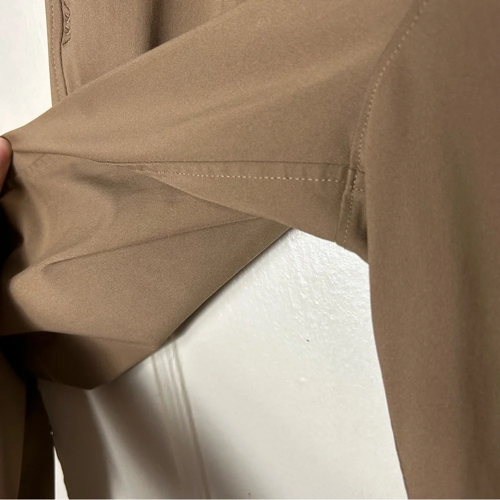Rhone tan commuter performance joggers men's S pull on drawstring